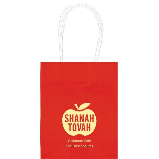 Shanah Tovah Apple Mini Twisted Handled Bags